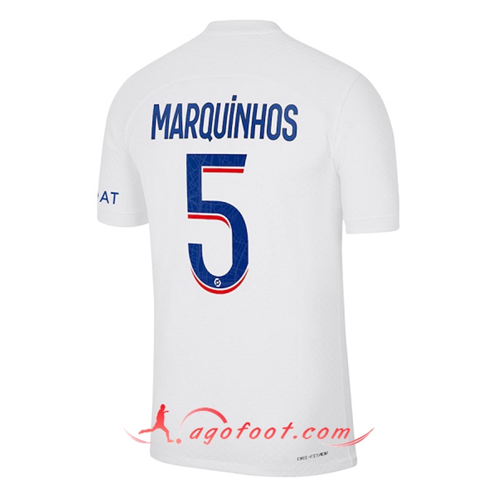 Maillot de Foot PSG (MARQUINHOS #5) 2022/2023 Third