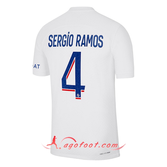 Maillot de Foot PSG (SERGIO RAMOS #4) 2022/2023 Third