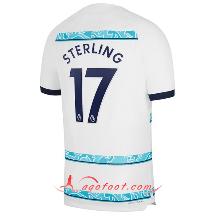 Maillot de Foot Chelsea (STERLING #17) 2022/2023 Exterieur