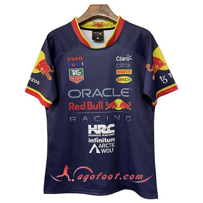 T-Shirt F1 RedBull Racing Team Bleu Foncé 2022