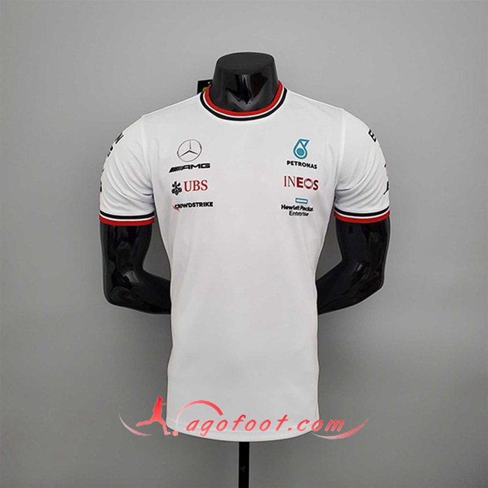 T-Shirt F1 Mercedes Benz Team Blanc 2022