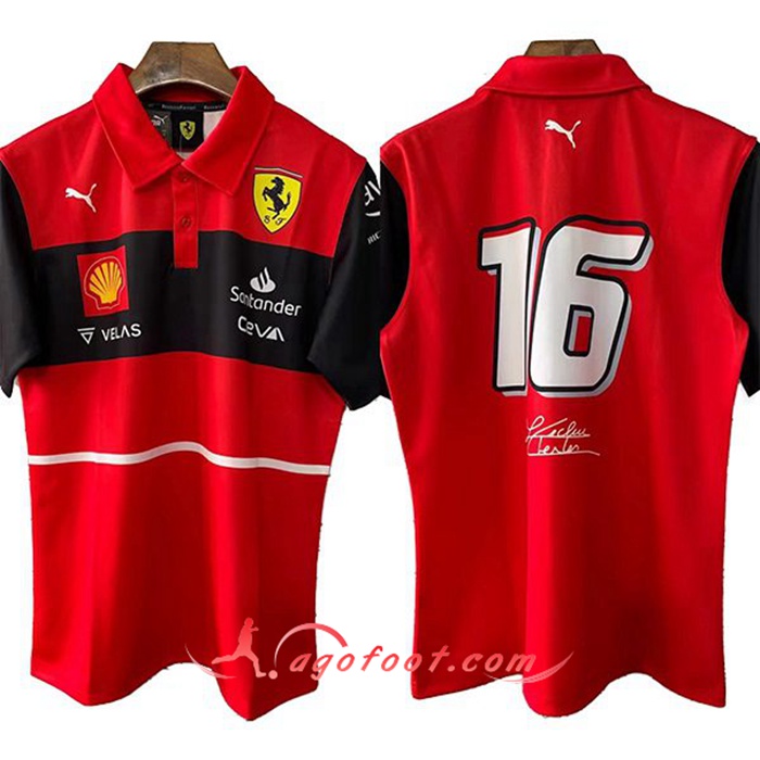 Polo F1 Scuderia Ferrari Team Rouge 2022