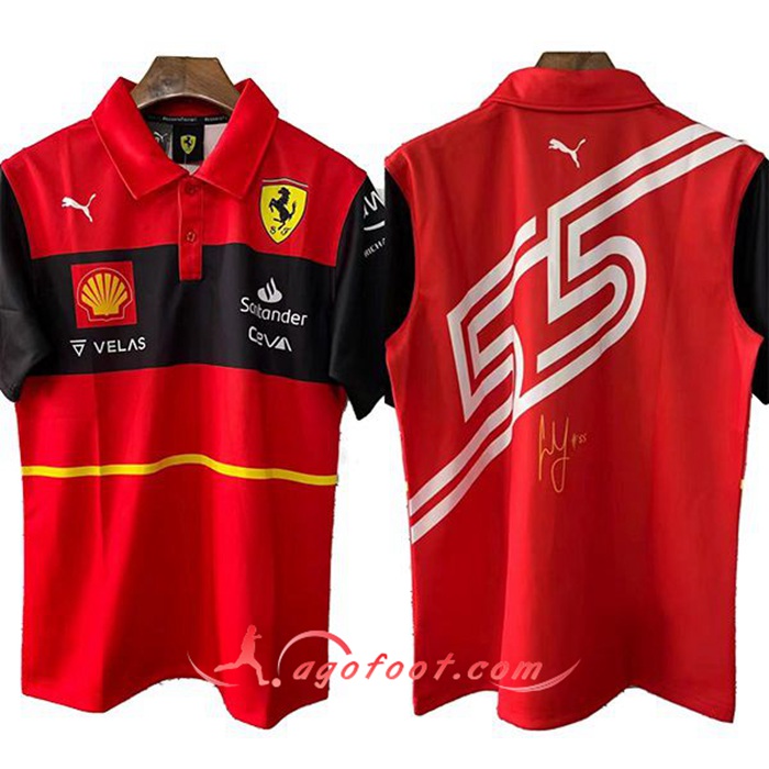 Polo F1 Scuderia Ferrari Team Rouge 2022