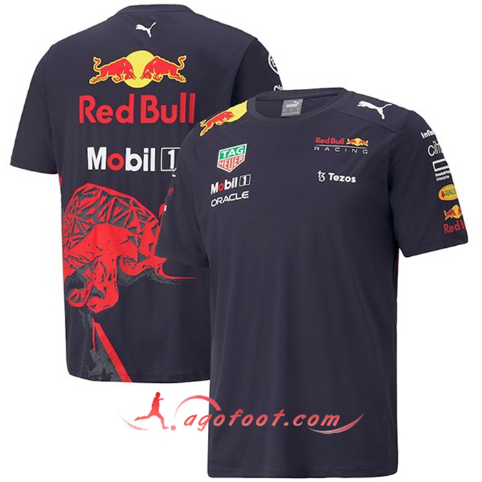 T-Shirt F1 RedBull Racing Team Bleu Foncé 2022