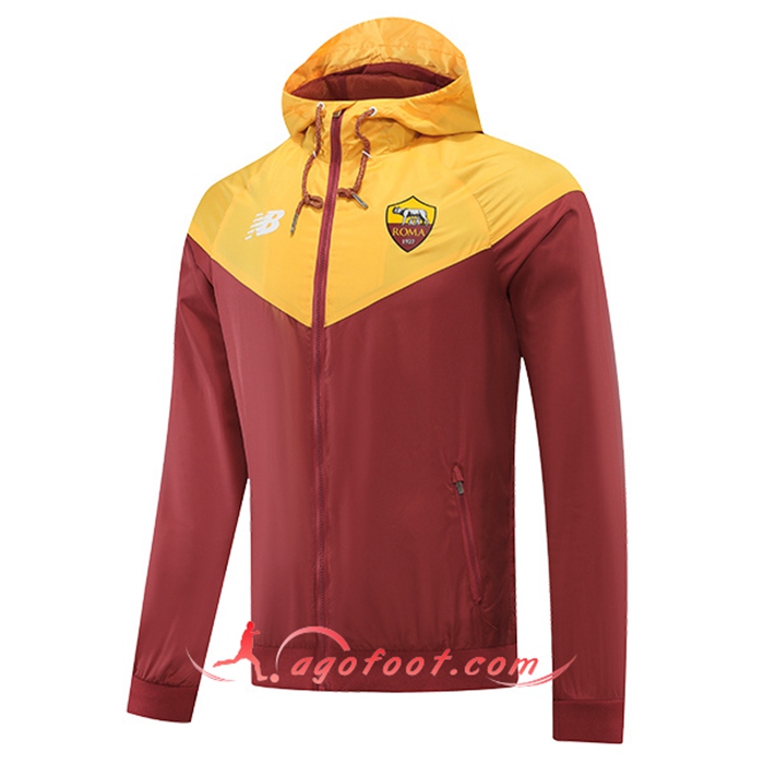 Coupe-Vent AS Rome Jaune/Brune 2022/2023