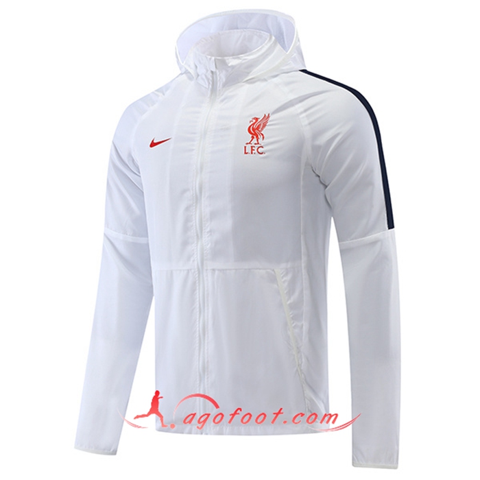 Coupe-Vent FC Liverpool Blanc 2022/2023
