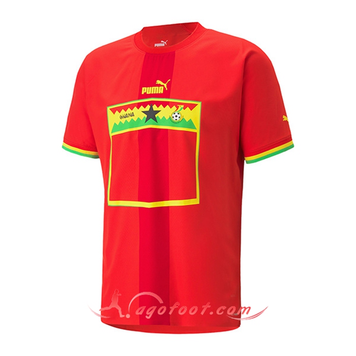 Nouveau Maillot Equipe Foot Ghana Exterieur 2022/2023