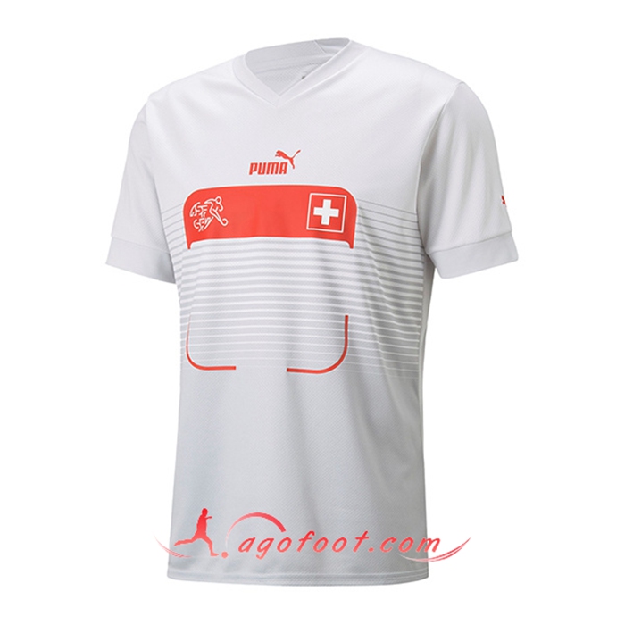 Nouveau Maillot Equipe Foot Suisse Exterieur 2022/2023
