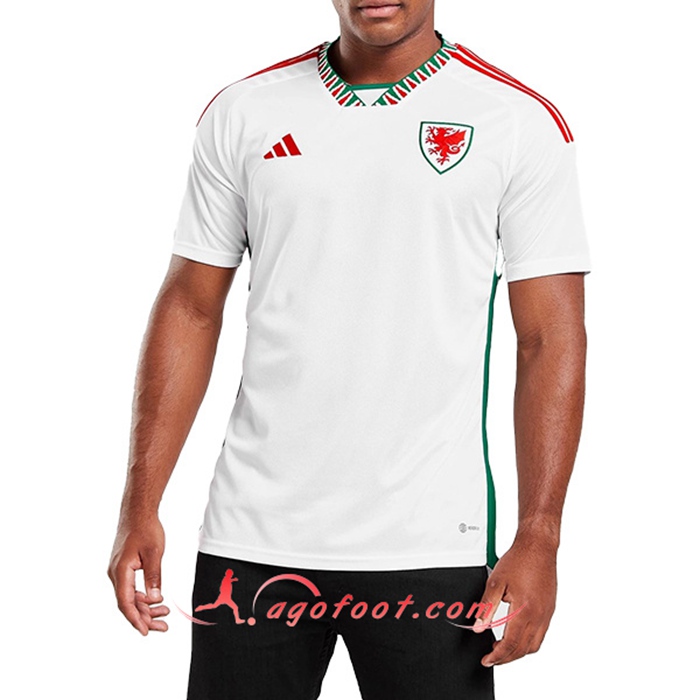 Nouveau Maillot Equipe Foot Pays de Galles Domicile 2022/2023