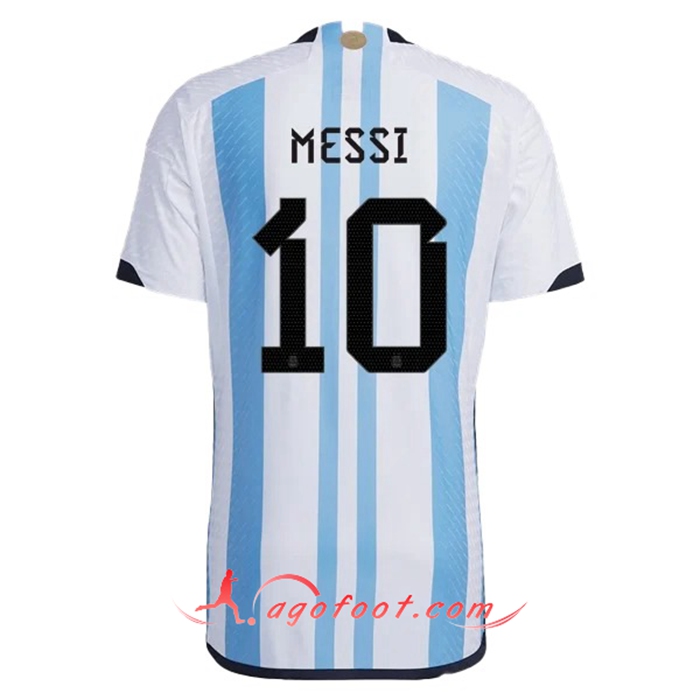 Maillot Equipe Foot Argentine (MESSI #10) 2022/2023 Domicile