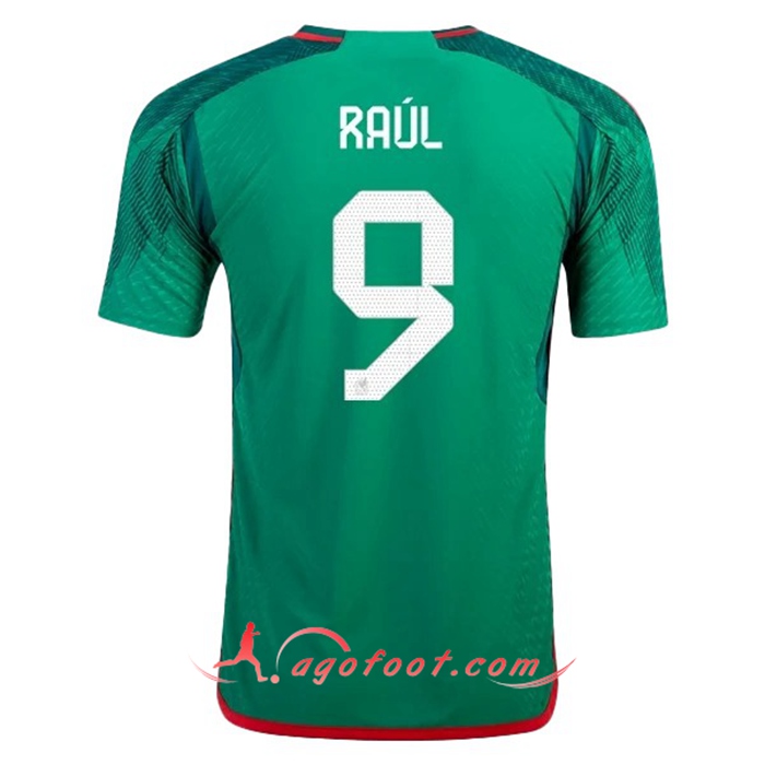 Maillot Equipe Foot Mexique (RAÚL #9) 2022/2023 Domicile