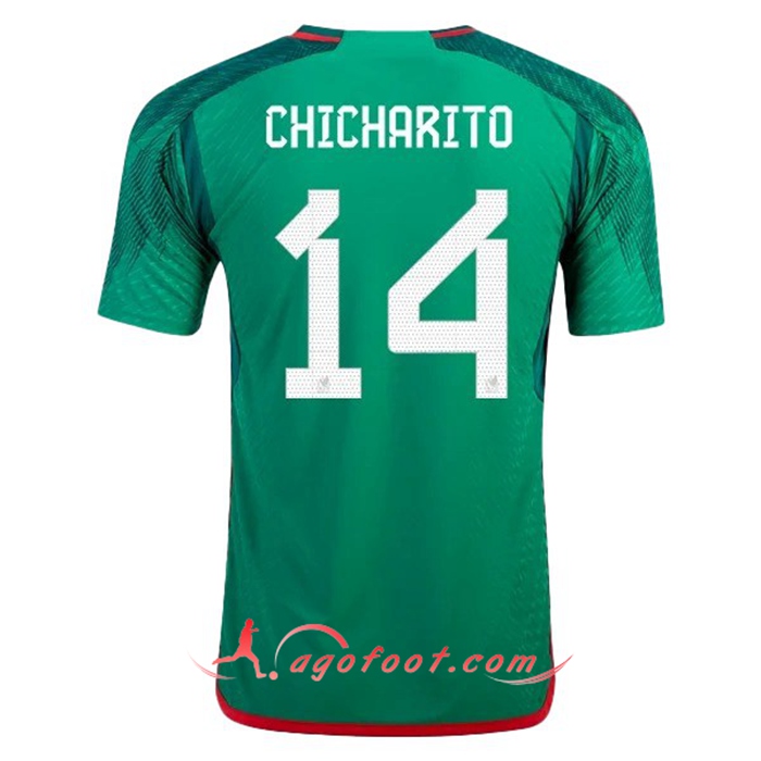Maillot Equipe Foot Mexique (CHICHARITO #14) 2022/2023 Domicile