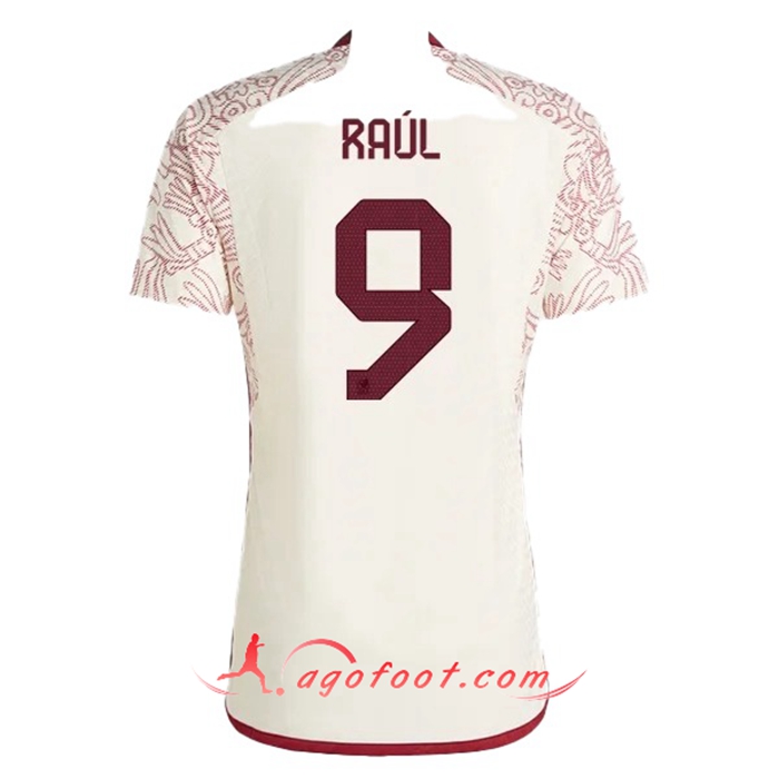 Maillot Equipe Foot Mexique (RAÚL #9) 2022/2023 Exterieur