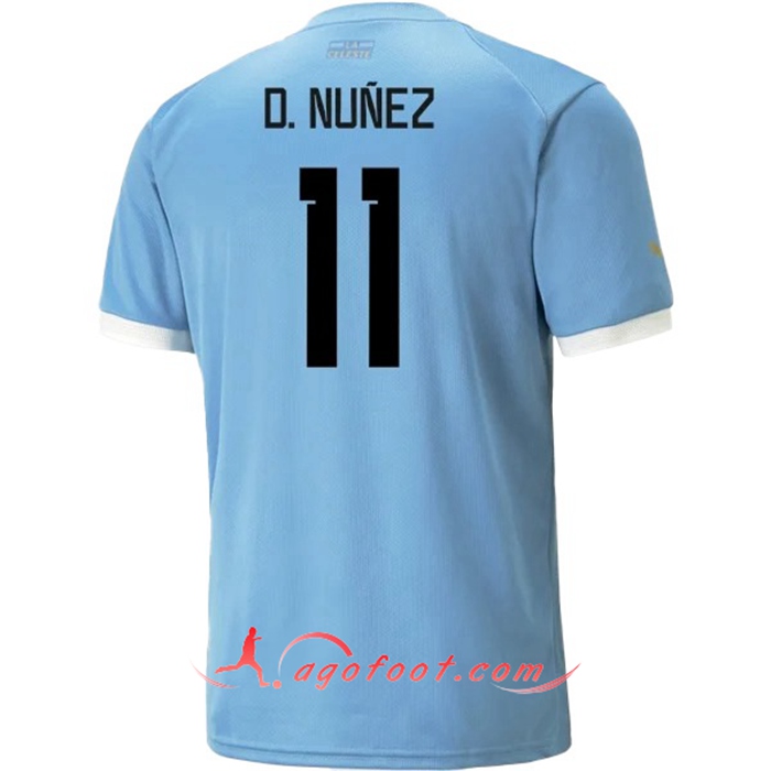 Maillot Equipe Foot Uruguay (D.NUÑEZ #11) 2022/2023 Domicile