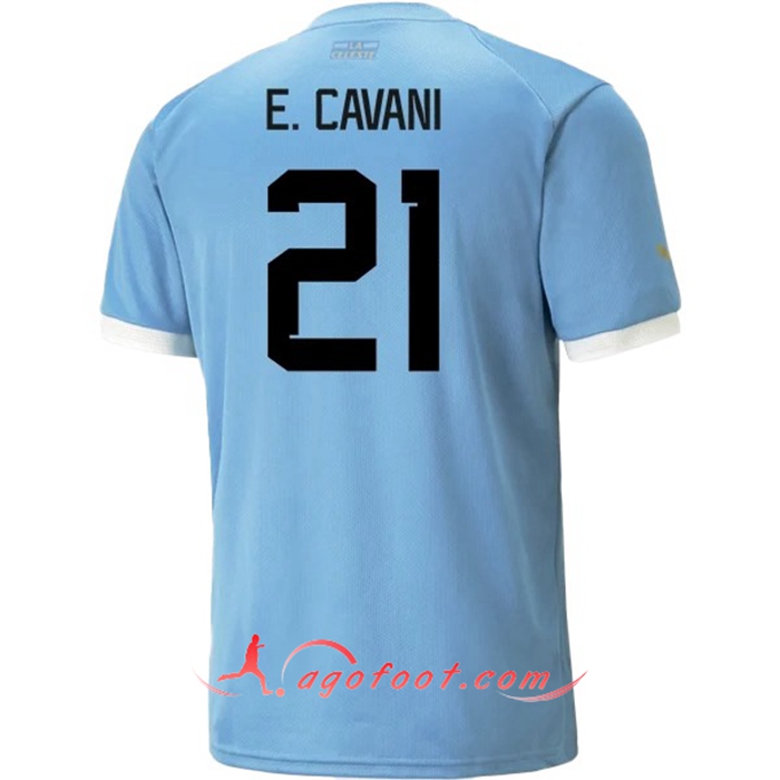 Maillot Equipe Foot Uruguay (E.CAVANI #21) 2022/2023 Domicile