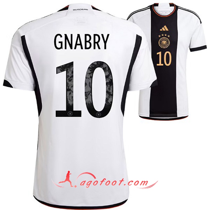 Maillot Equipe Foot Allemagne (GNABRY #10) 2022/2023 Domicile