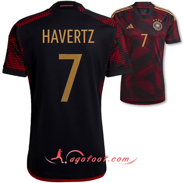 Maillot Equipe Foot Allemagne (HAVERTZ #7) 2022/2023 Exterieur