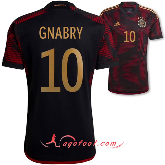 Maillot Equipe Foot Allemagne (GNABRY #10) 2022/2023 Exterieur