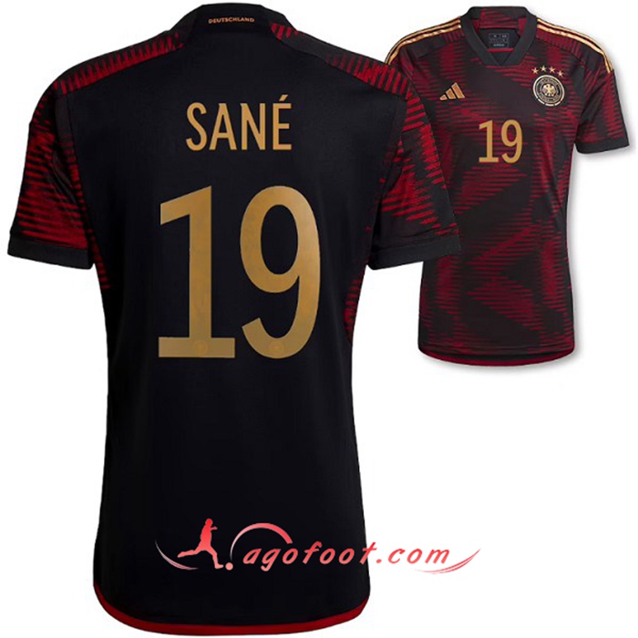Maillot Equipe Foot Allemagne (SANE #19) 2022/2023 Exterieur