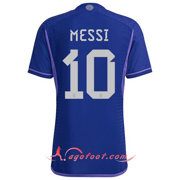Maillot Equipe Foot Argentine (MESSI #10) 2022/2023 Exterieur