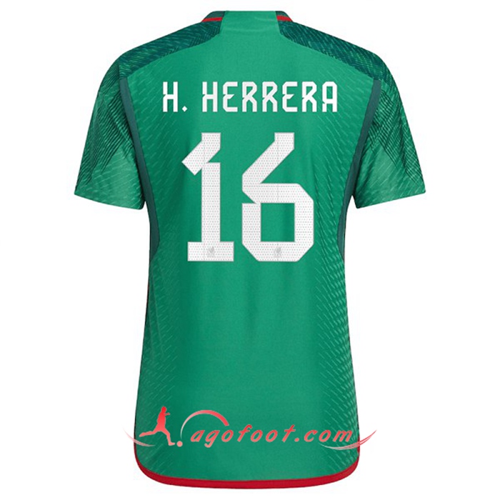 Maillot Equipe Foot Mexique (H. HERRERA #16) 2022/2023 Domicile