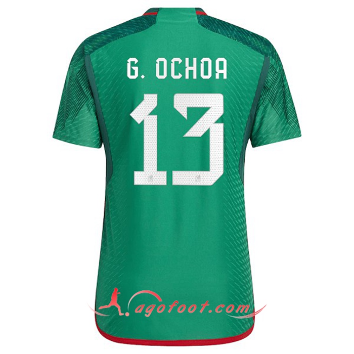 Maillot Equipe Foot Mexique (G. OCHOA #13) 2022/2023 Domicile