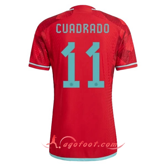 Maillot Equipe Foot Colombie (CUADRADO #11) 2022/2023 Exterieur