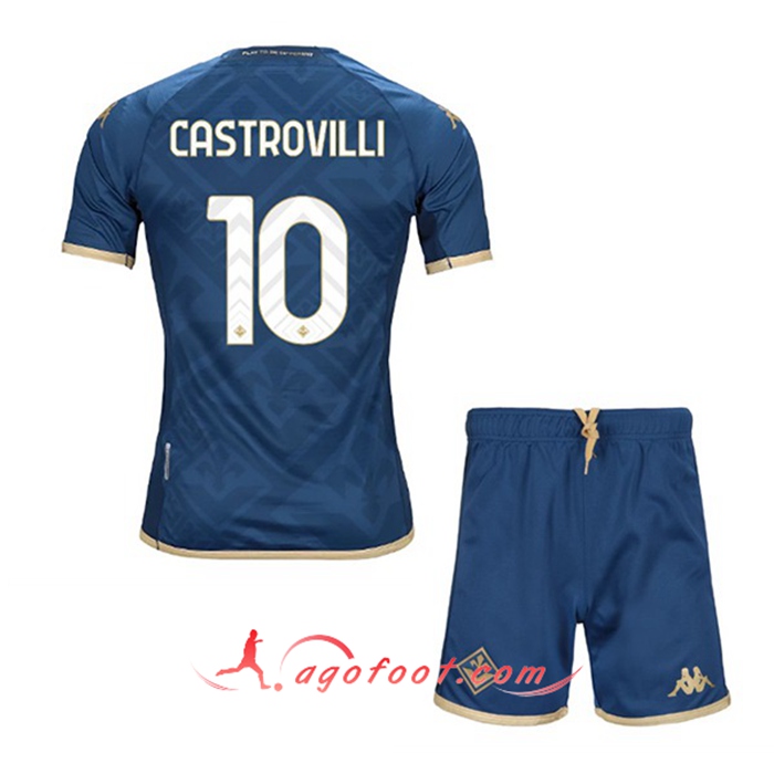 Maillot de Foot ACF Fiorentina (CASTROVILLI #10) Enfants Third 2022/2023