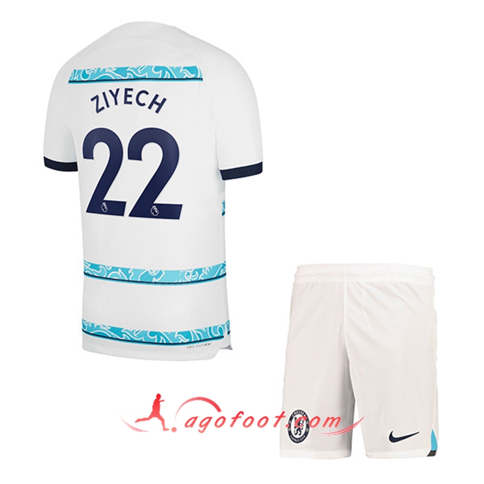 Maillot de Foot Chelsea (ZIYECH #22) Enfants Exterieur 2022/2023