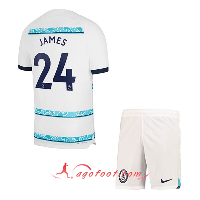 Maillot de Foot Chelsea (JAMES #24) Enfants Exterieur 2022/2023
