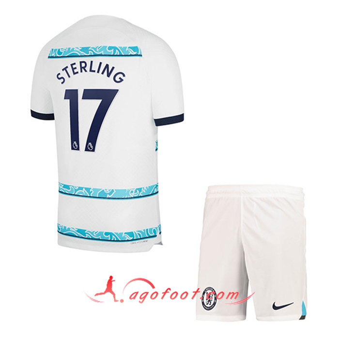 Maillot de Foot Chelsea (STERLING #17) Enfants Exterieur 2022/2023