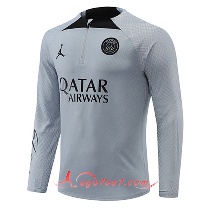 Sweatshirt Training Jordan PSG Gris 2022/2023