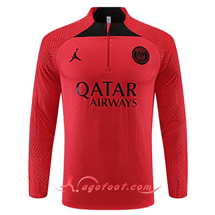Sweatshirt Training Jordan PSG Rouge 2022/2023