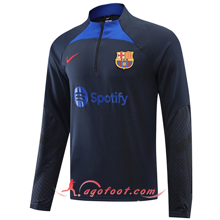 Sweatshirt Training FC Barcelone Bleu Marin 2022/2023