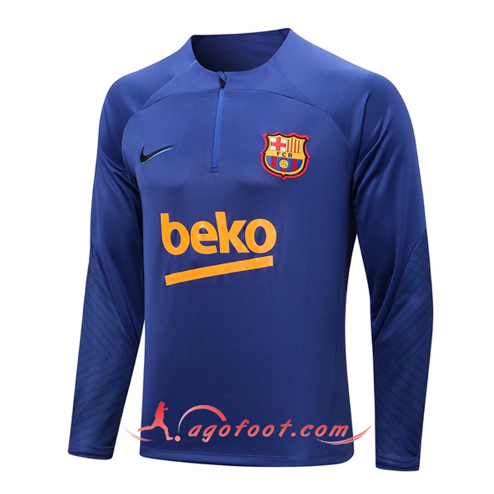 Sweatshirt Training FC Barcelone Bleu 2022/2023