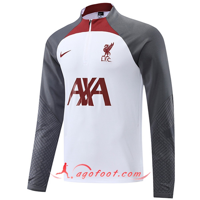 Sweatshirt Training FC Liverpool Blanc 2022/2023