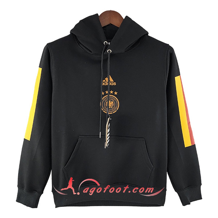Sweatshirt Training Capuche Allemagne Noir 2022/2023