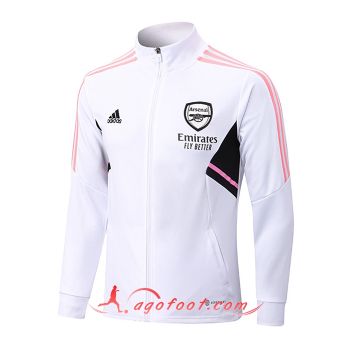 Veste Foot Arsenal Blanc 2022/2023
