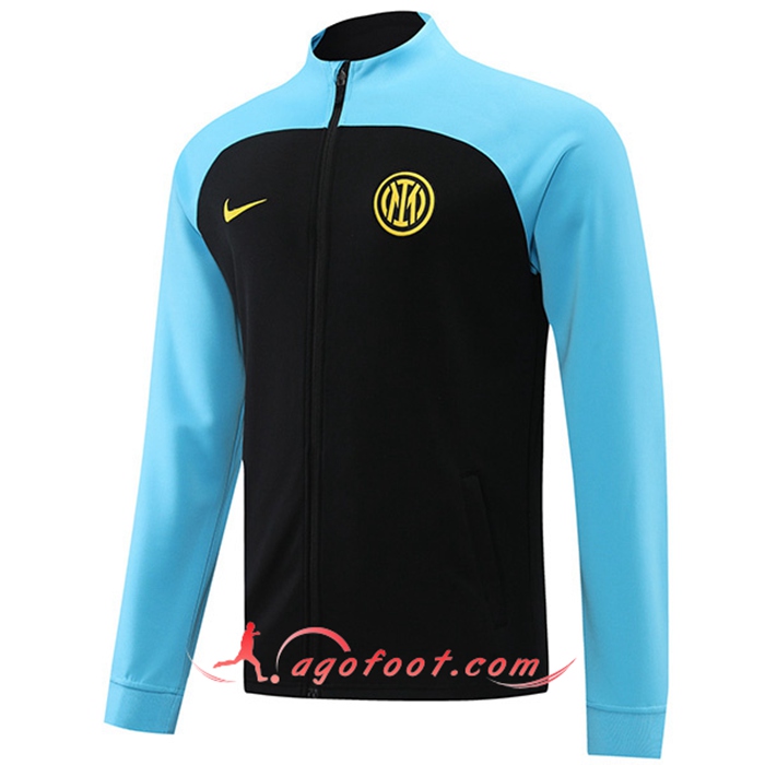 Veste Foot Inter Milan Noir/Bleu 2022/2023