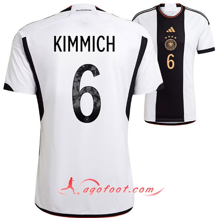Maillot de Foot Allemagne (KIMMICH #6) Coupe Du Monde 2022 Domicile
