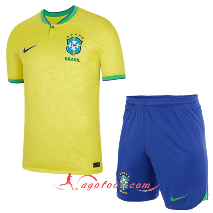 Ensemble Maillot Foot Bresil Domicile + Short 2022/2023