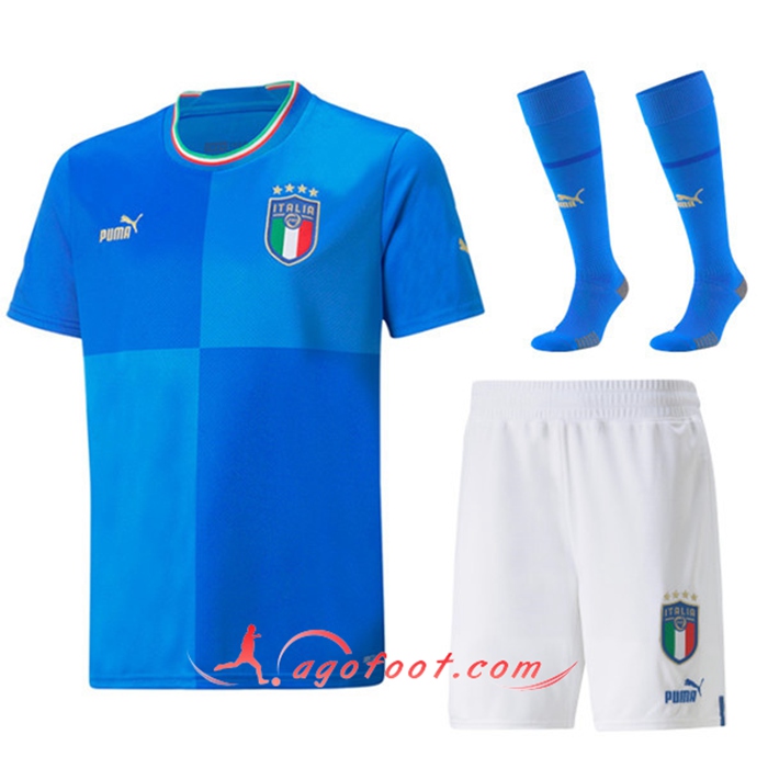 Ensemble Maillot Foot Italie Domicile (Short + Chaussettes) 2022/2023