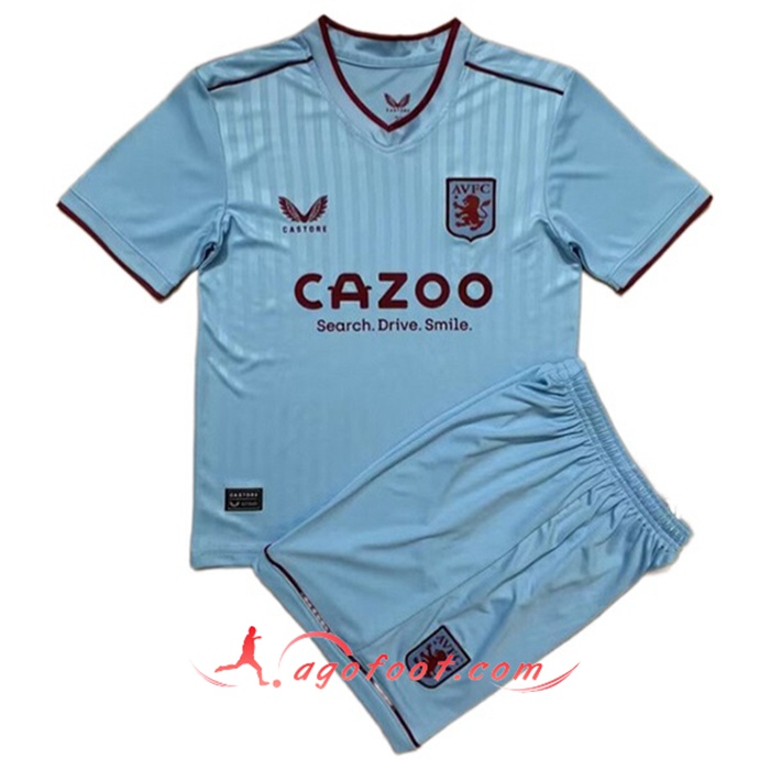 Nouveau Maillot de Foot Aston Villa Enfant Exterieur 2022/2023