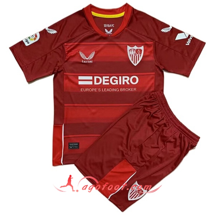 Nouveau Maillot de Foot Sevilla FC Enfant Exterieur 2022/2023