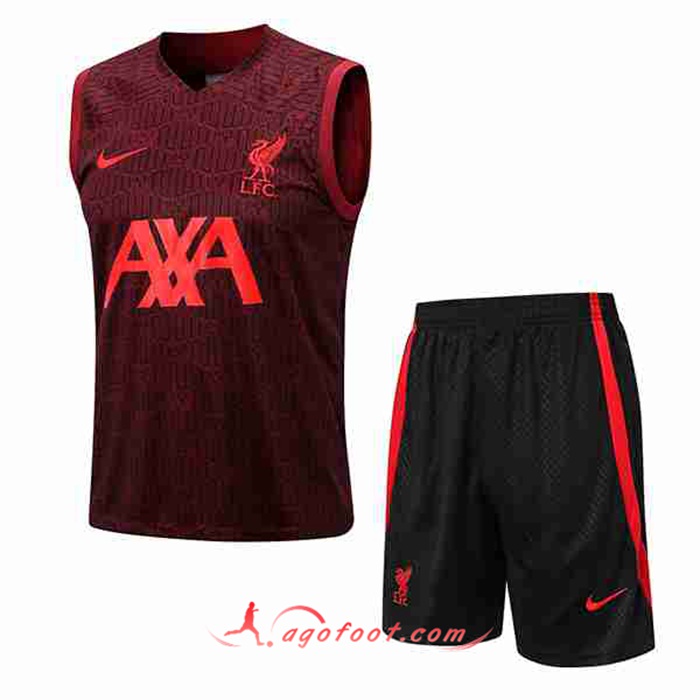 Ensemble Training Debardeur + Shorts FC Liverpool Rouge 2022/2023