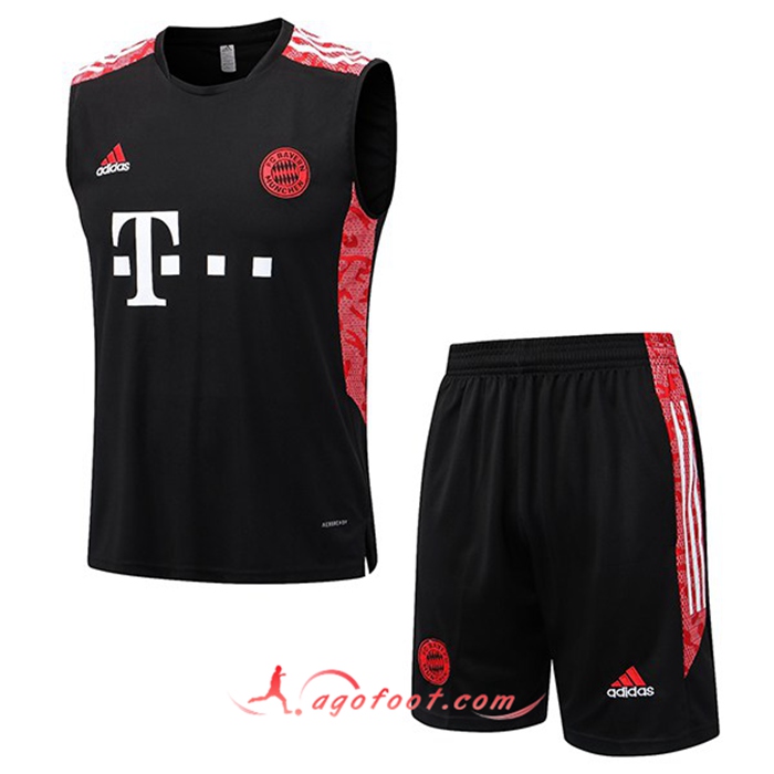 Ensemble Training Debardeur + Shorts Bayern Munich Noir 2022/2023