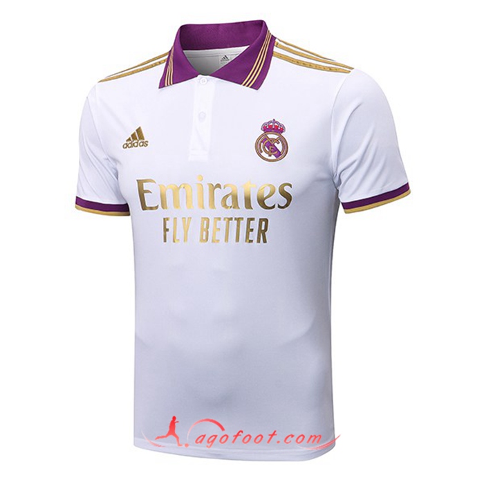 Polo Foot Real Madrid Blanc 2022/2023