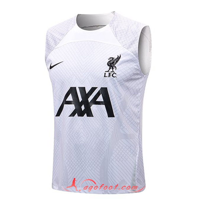Training Debardeur FC Liverpool Blanc 2022/2023