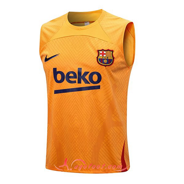 Training Debardeur FC Barcelone Orange 2022/2023