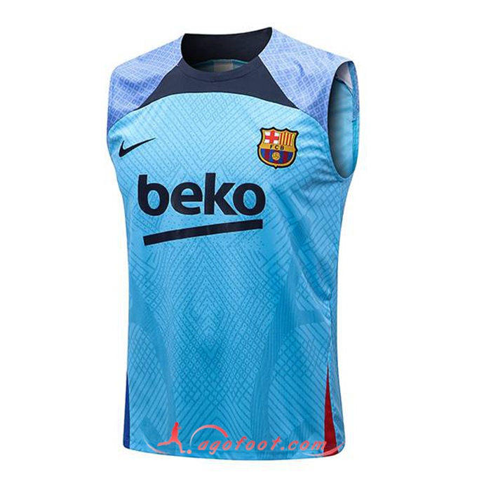 Training Debardeur FC Barcelone Bleu Clair 2022/2023